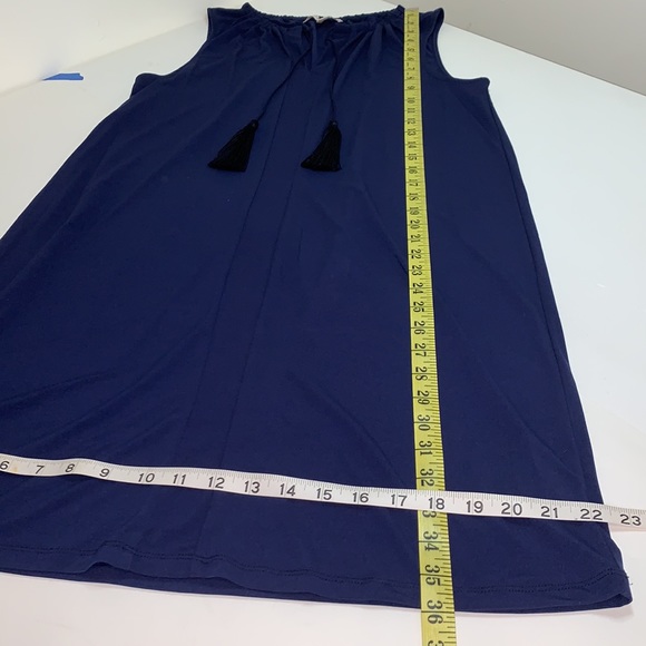 NWOT: Michael Kors sleeveless navy blue dress - Picture 8 of 10